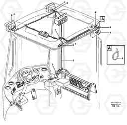 38189 Cable harness, ceiling L50D, Volvo Construction Equipment