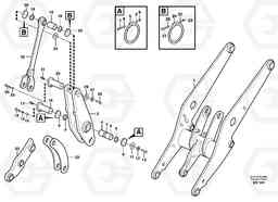 16207 Rear links with assembly parts L50E BRAZIL, S/N 71001 -, Volvo Construction Equipment