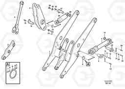 16210 Lifting- and tilt cylinder with assembly parts L50E BRAZIL, S/N 71001 -, Volvo Construction Equipment