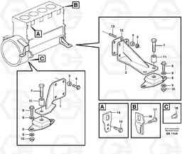 30772 Engine mounting L50D, Volvo Construction Equipment
