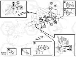 50079 Rear cable harness with assembly parts L50D, Volvo Construction Equipment