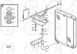 86125 Expansion tank with fitting parts L50D, Volvo Construction Equipment