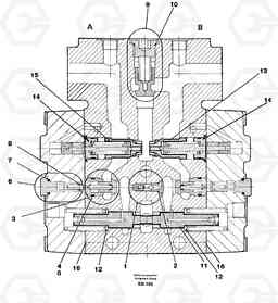 35699 Valve section Tilt L50D, Volvo Construction Equipment