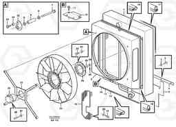 86056 Fan and fan shroud L50D, Volvo Construction Equipment