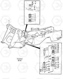 41427 Frame link L50D, Volvo Construction Equipment