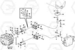 48368 Feed- and return lines - control valve L50E BRAZIL, S/N 71001 -, Volvo Construction Equipment