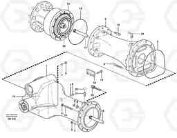 65313 Planetary axle, rear L50E BRAZIL, S/N 71001 -, Volvo Construction Equipment