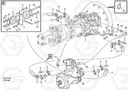 56044 Hoses, Pump - hydraulic motor L50D, Volvo Construction Equipment