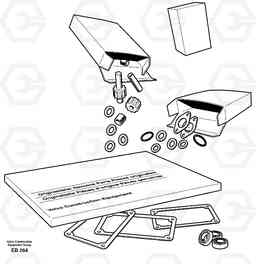 7036 Repair kits for engine BL61, Volvo Construction Equipment