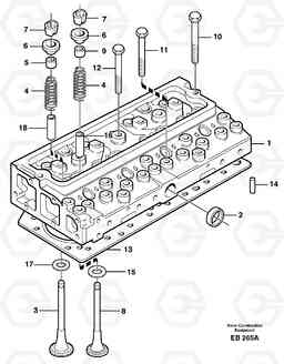 33827 Cylinder head L50D, Volvo Construction Equipment