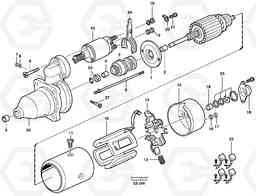 40028 Starter motor L50D, Volvo Construction Equipment