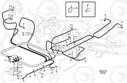 70130 Central lubrication with fitting parts. B1 L50D, Volvo Construction Equipment