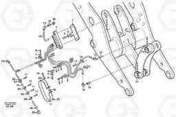 70131 Central lubrication with fitting parts. B2 L50D, Volvo Construction Equipment