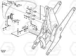 70132 Central lubrication with fitting parts. B3 L50D, Volvo Construction Equipment
