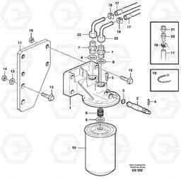 83481 Coolant filter. L50D, Volvo Construction Equipment