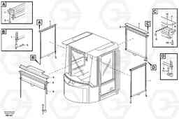 18335 Interior components, sun blinds L50E BRAZIL, S/N 71001 -, Volvo Construction Equipment