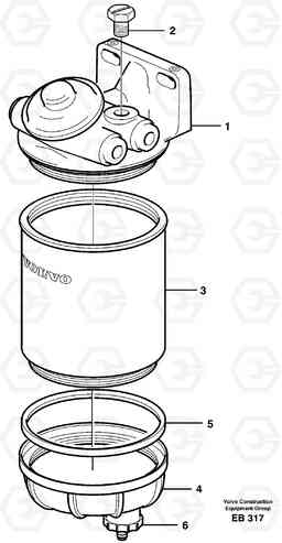 25400 Water separator L50D, Volvo Construction Equipment