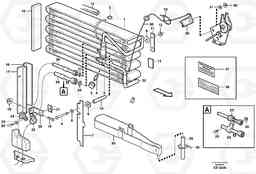 61542 Evaporator for cooling agent R134a with fitting parts. L50E BRAZIL, S/N 71001 -, Volvo Construction Equipment