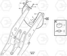 4552 Manometer with fitting parts L50E BRAZIL, S/N 71001 -, Volvo Construction Equipment