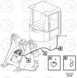 16730 Cable harness for 5th and6th function L50E BRAZIL, S/N 71001 -, Volvo Construction Equipment