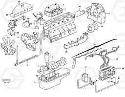 9600 Engine L70D, Volvo Construction Equipment