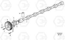 50086 Camshaft L70D, Volvo Construction Equipment