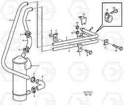 85310 Oil cooler with hoses L70D, Volvo Construction Equipment