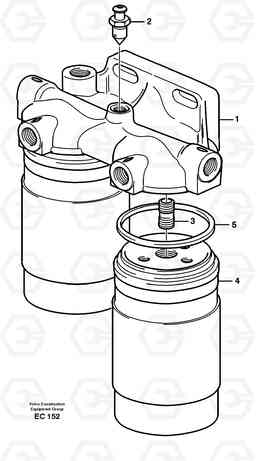 22680 Fuel filter L180D HIGH-LIFT, Volvo Construction Equipment