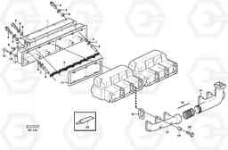 50088 Inlet manifold and exhaust manifold L70D, Volvo Construction Equipment