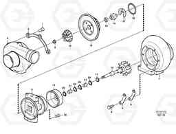 23206 Turbo charger L70D, Volvo Construction Equipment