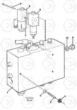 2467 Valve body with fitting parts L70D, Volvo Construction Equipment
