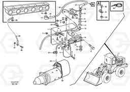 103468 Pre-heater with fitting parts L70D, Volvo Construction Equipment