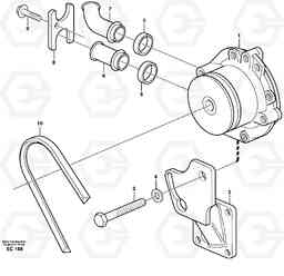 38347 Waterpump, assembly L70D, Volvo Construction Equipment