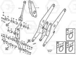 43196 Forward links with fitting parts L70D, Volvo Construction Equipment