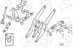 39448 Lifting- and tilt cylinder with assembly parts. L70D, Volvo Construction Equipment