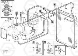 87263 Expansion tank with fitting parts L70D, Volvo Construction Equipment