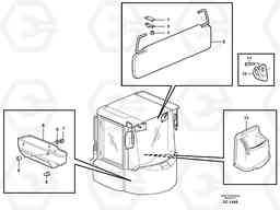 21022 Interior components L70D, Volvo Construction Equipment