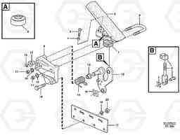 81823 Accelerator pedal L70D, Volvo Construction Equipment