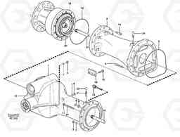 1493 Planet shaft, rear L70D, Volvo Construction Equipment