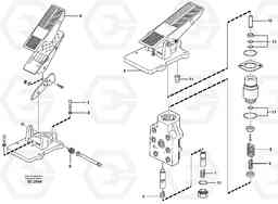 63377 Footbrake valve L70D, Volvo Construction Equipment