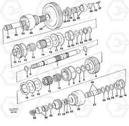 22095 Hydraulic clutch forward/3:rd speeds L70D, Volvo Construction Equipment