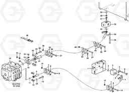 50073 Feed- and return lines - control valve L70D, Volvo Construction Equipment