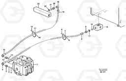 26994 Draining line - control valve L70D, Volvo Construction Equipment