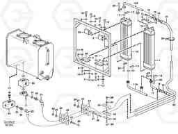 104574 Hydraulic oil cooler L70D, Volvo Construction Equipment