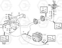 90367 Servo - hydraulic, control lines, lift L70D, Volvo Construction Equipment