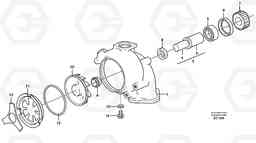 24832 Water pump L70D, Volvo Construction Equipment