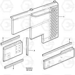 32566 Side hatches L70D, Volvo Construction Equipment