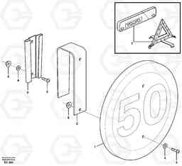 21029 50 km/h Sign L70D, Volvo Construction Equipment