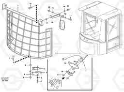 90189 Windshild guard for windshield. L70D, Volvo Construction Equipment