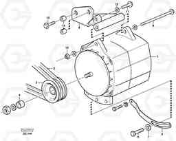 24202 Alternator with fitting parts, 100amp L70D, Volvo Construction Equipment